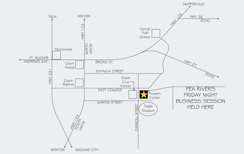 Annual Meeting Business Session Map
